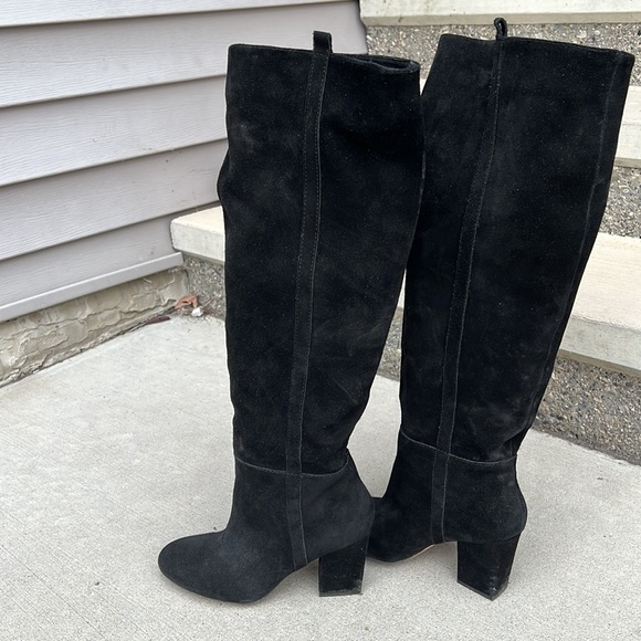 Knee High Suede Boots - Picture 3 of 6